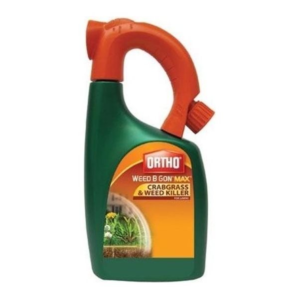 Ortho Weed Be Gon Max Plus Crabgrass Control, Ready-to-Spray, 32 Oz.
