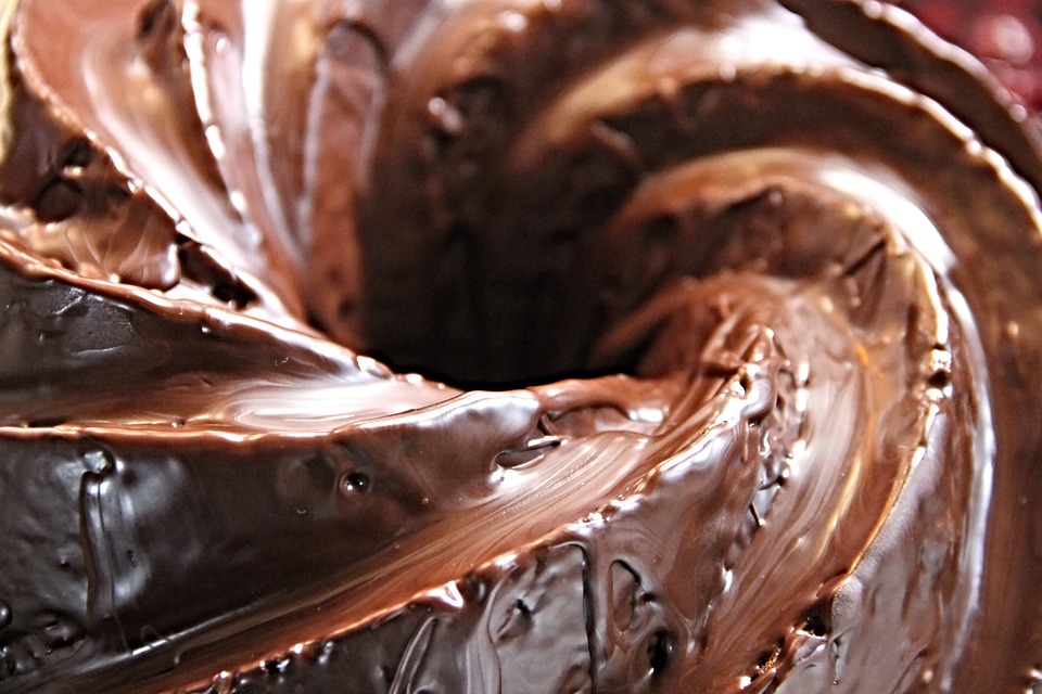chocolate cake, chocolate, coating