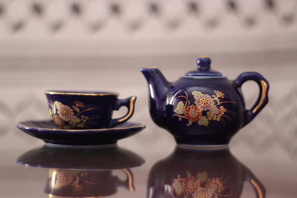 cup, tea, pottery